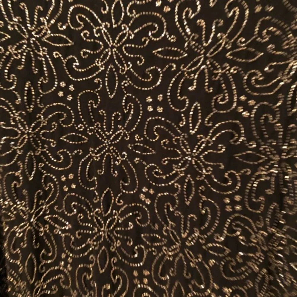 Alice + Olivia Marcia Long Sleeve Beaded Sheath Dress Like New - Picture 6 of 7